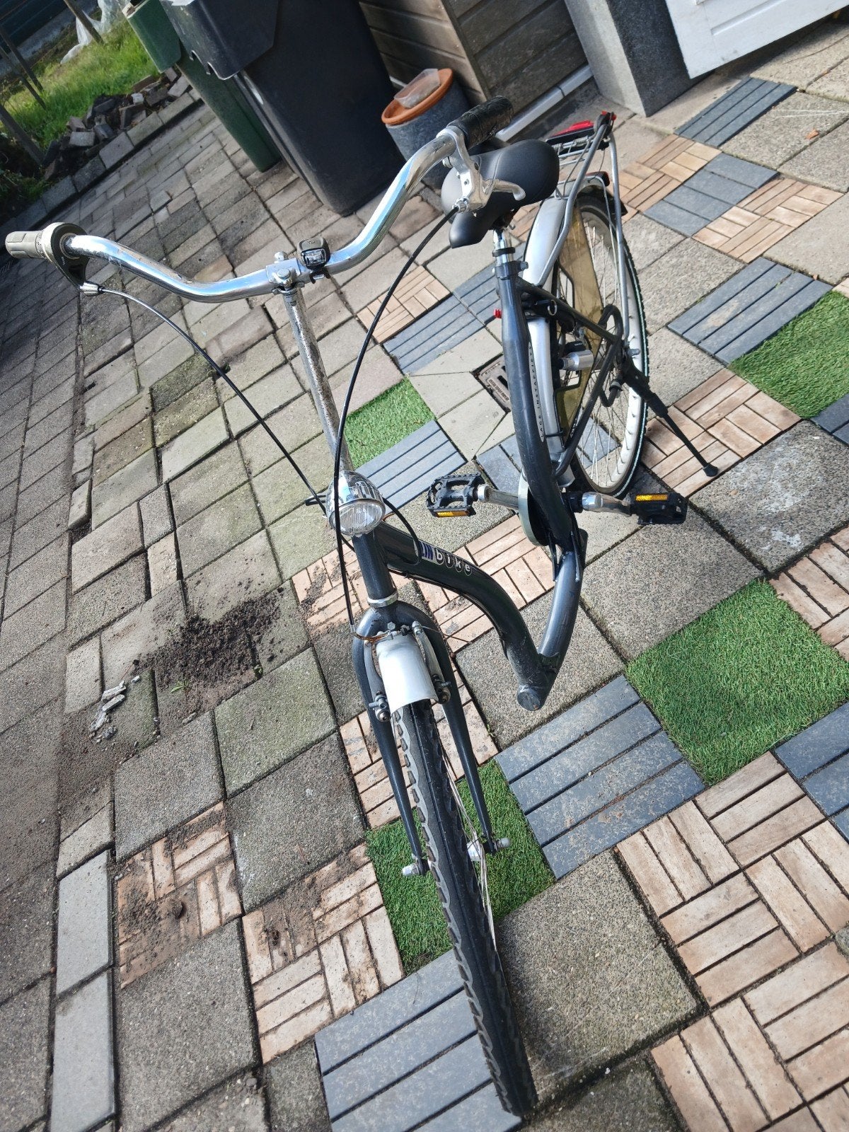 Damesfiets met lage instap, nieuwe verlichting en zadel, (Extra) lage instap, Ophalen, Overige merken, 53 tot 56 cm
