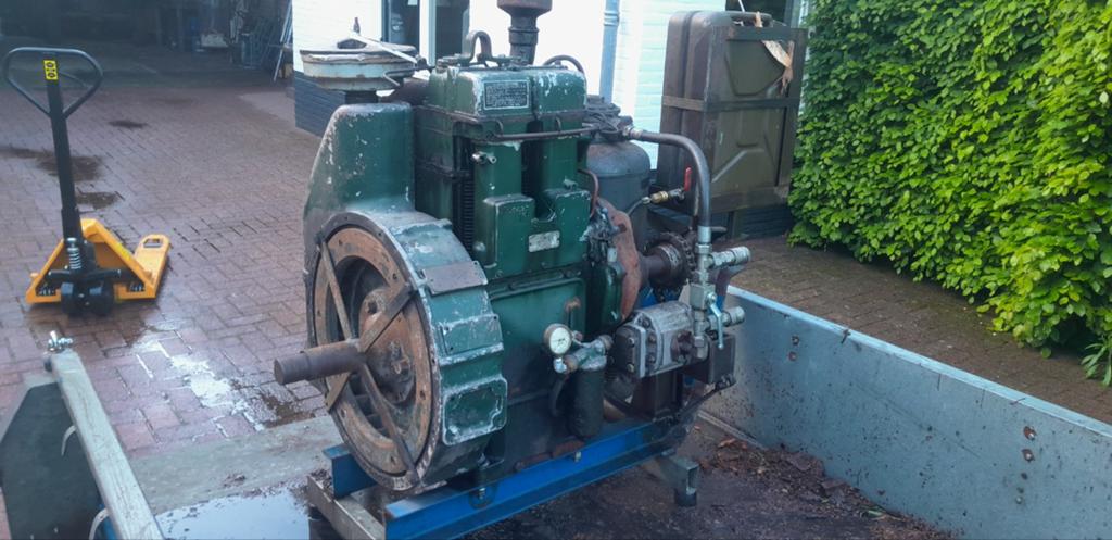 Lister 2 cil. 22 pk hydro unit, Ophalen, Gebruikt, Dieselmotor, 1800 rpm of meer