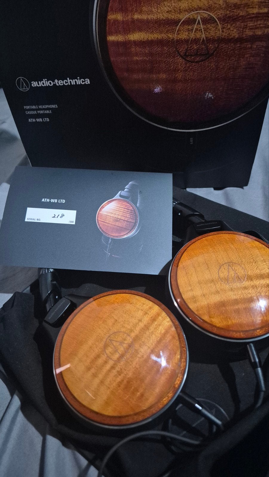 Audio Technica ATH-WB LTD (Limited Audiophile Headphones), Ophalen of Verzenden, Zo goed als nieuw, Over-ear, Overige merken