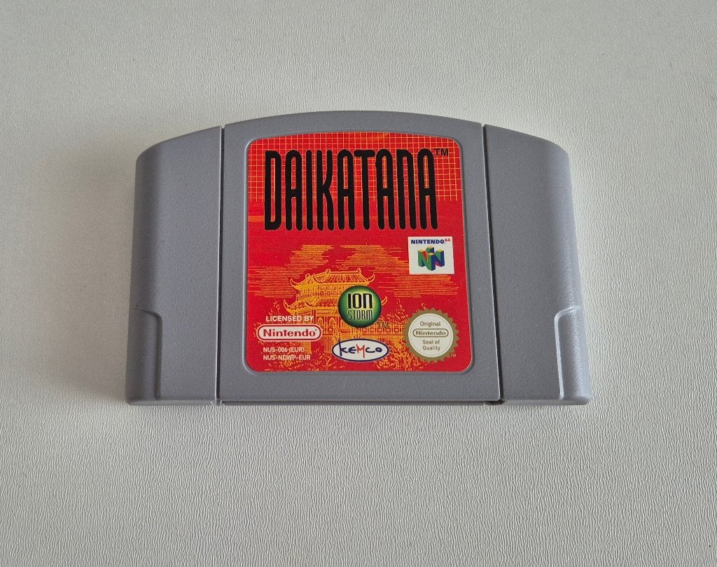 Daikatana Nintendo 64 N64 Game, Avontuur en Actie, Gebruikt, 1 speler, Ophalen of Verzenden