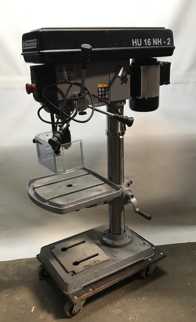 Tafelboormachine, Huvema, HU16-2 NG, 230 volt, Ophalen, Zo goed als nieuw, 600 watt of meer, Kolomboormachine