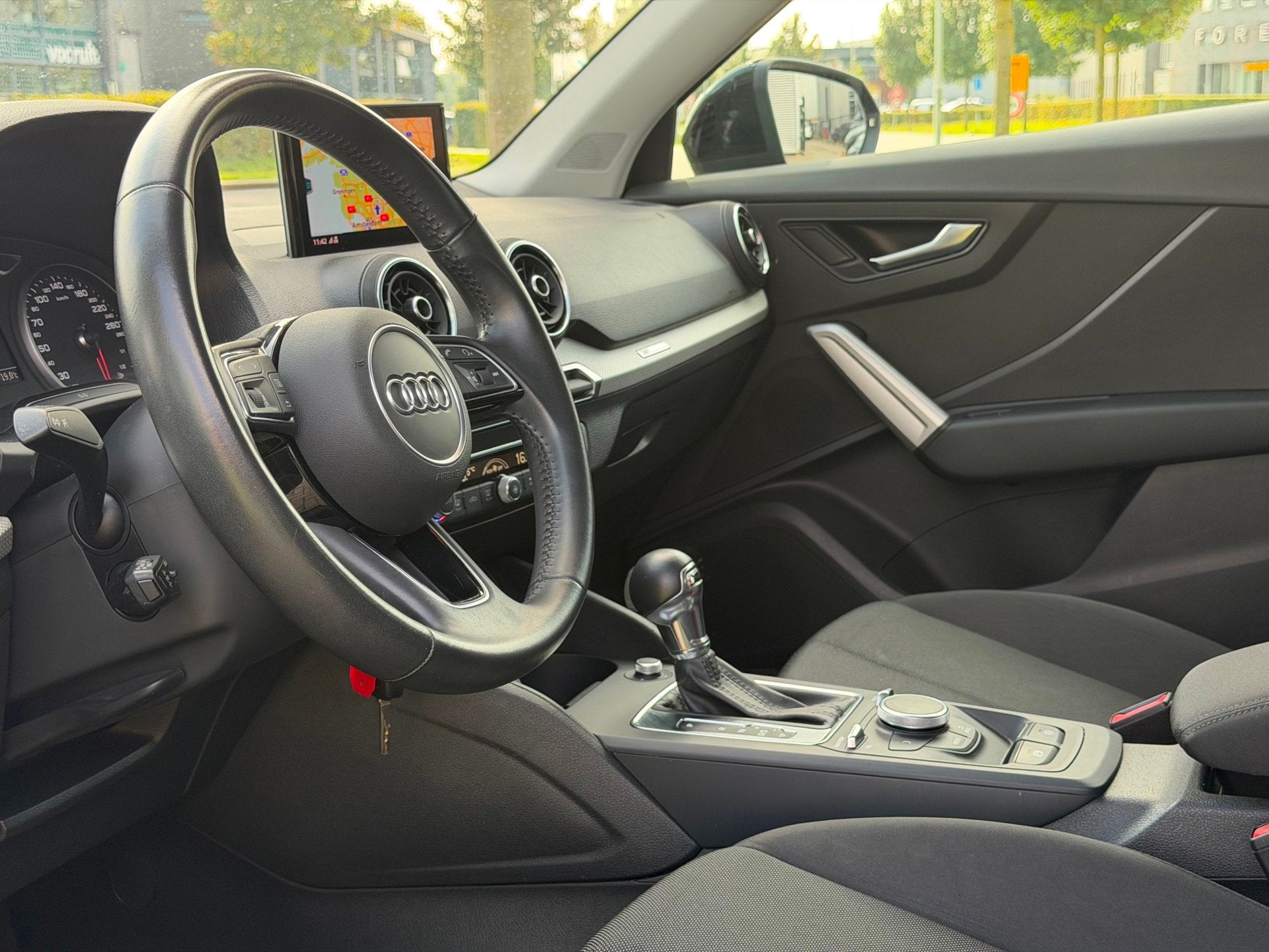 Audi Q2 30 TFSI Design Pro Line Plus, Gebruikt, 116 pk, Zwart, Bedrijf