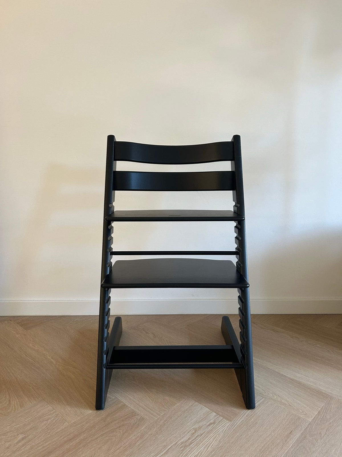 Stokke Tripp Trapp - Zwart, Ophalen, Zo goed als nieuw, Meegroeistoel