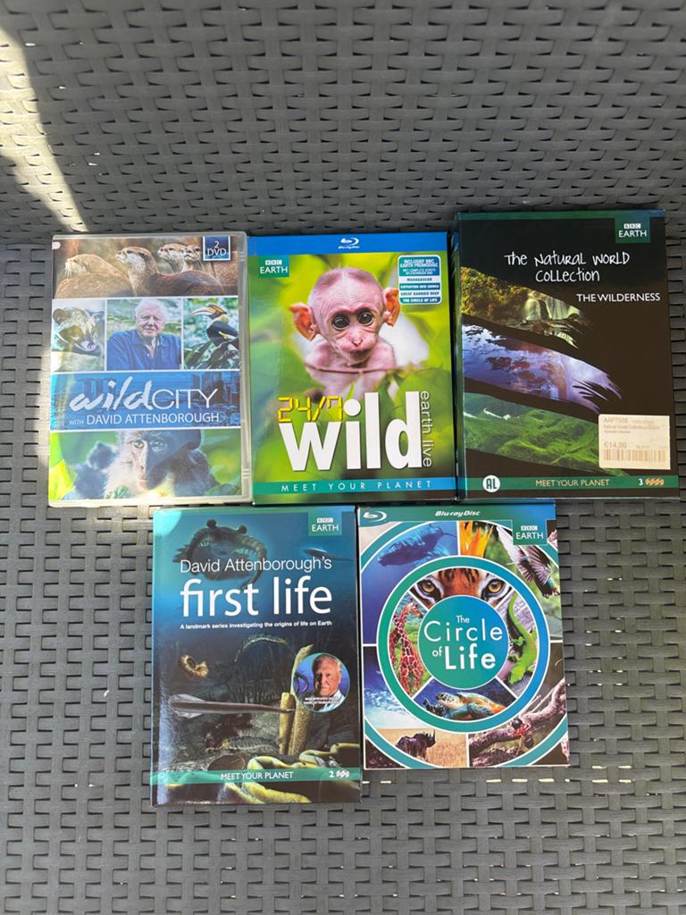 David Attenborough Natuur Documentaires DVD/Blu-ray Collecti, Cd's en Dvd's, Dvd's | Documentaire en Educatief, Zo goed als nieuw