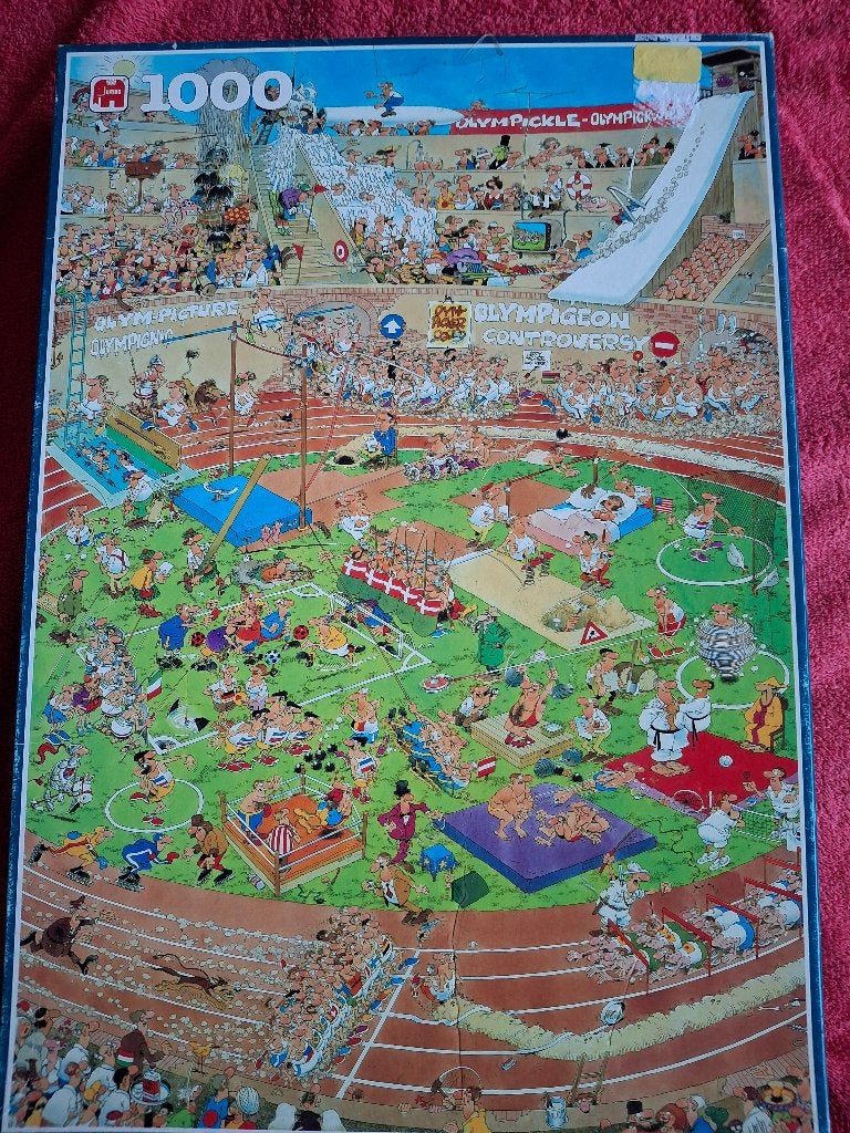Olympics 1000 stukjes, Ophalen, 500 t/m 1500 stukjes, Gebruikt, Legpuzzel