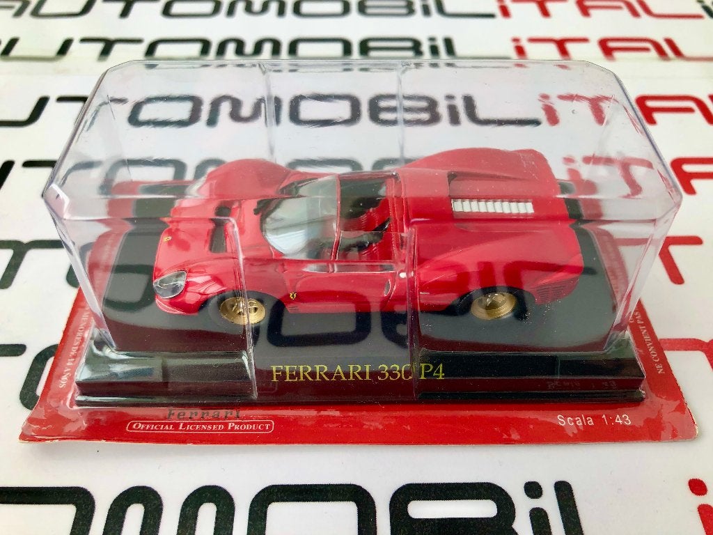 Ferrari 330 P4 rosso schaal 1:43, Ophalen of Verzenden, Nieuw, Auto, Overige merken