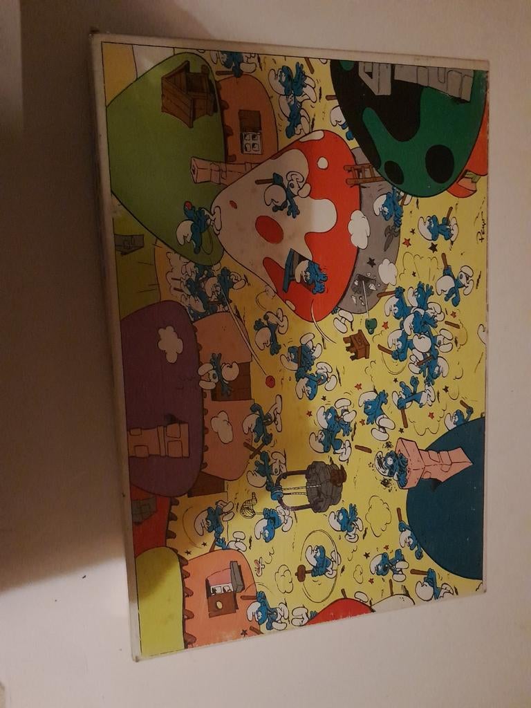 Smurfen puzzels, Ophalen of Verzenden, 10 tot 50 stukjes, Gebruikt