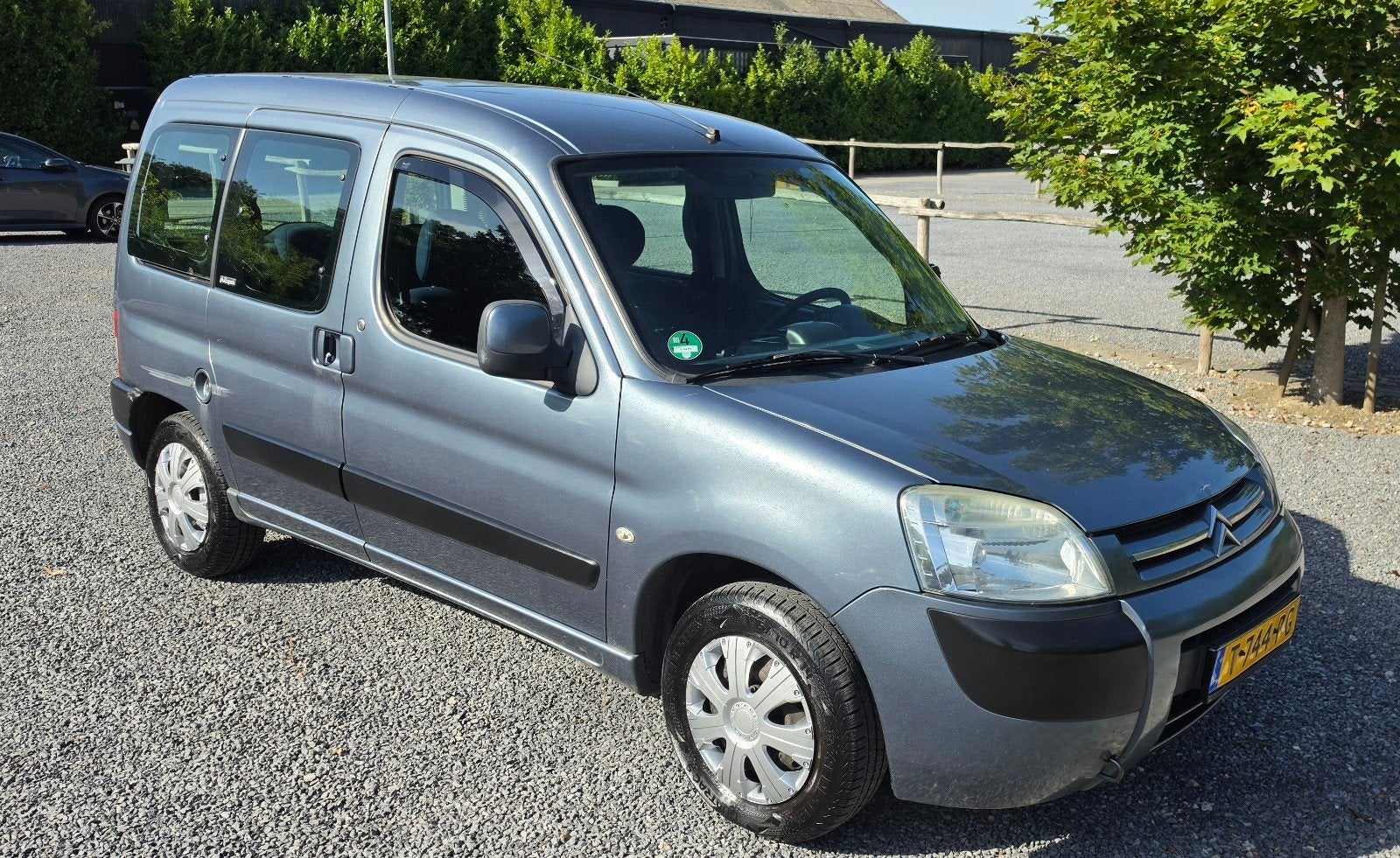 Citroën Berlingo 1.6 I 16V 2006 Grijs LPG, Auto's, Voorwielaandrijving, Stof, Zwart, Metallic lak