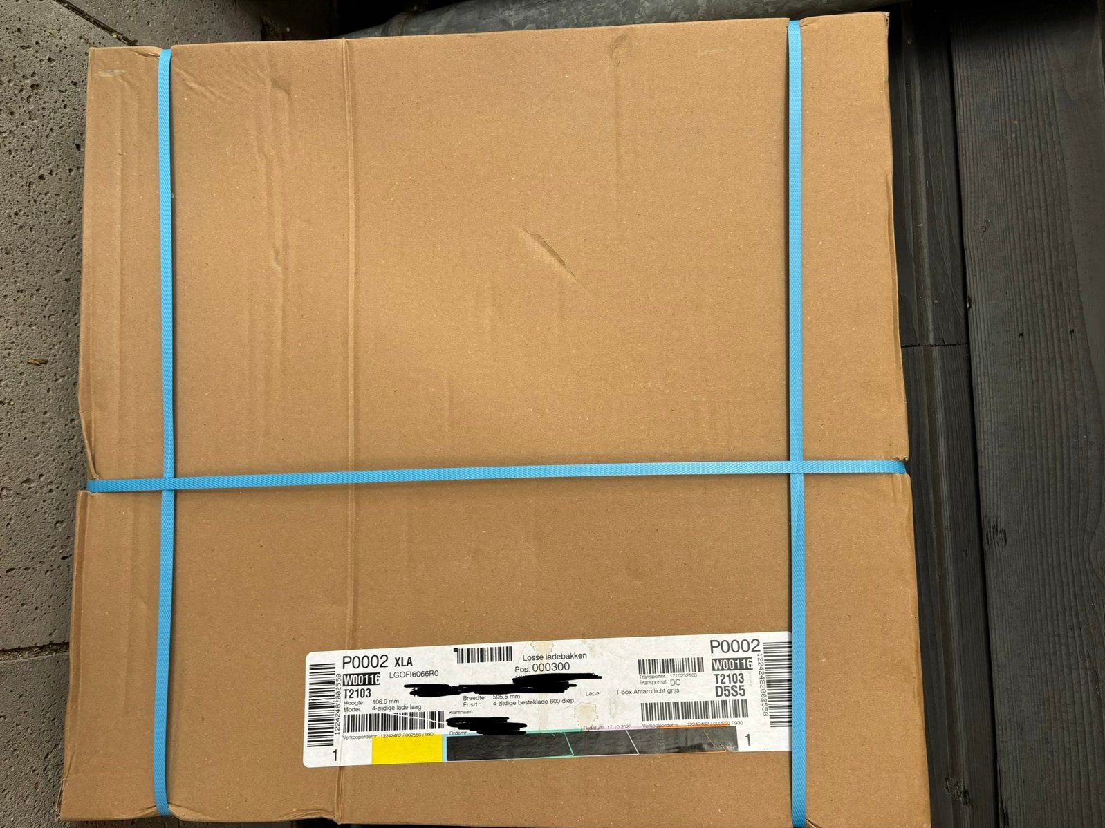 Ladebak - T-box Antaro licht grijs, Huis en Inrichting, Keuken | Keukenelementen, Ophalen, Nieuw, Minder dan 100 cm, Grijs