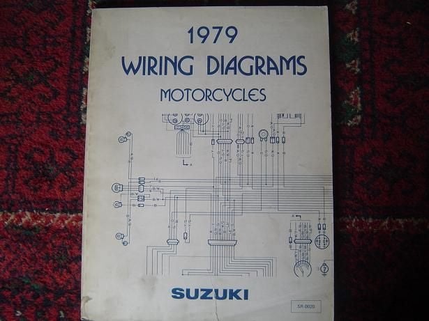 Suzuki motorcycle wiring diagrams 1979 models 50 1000cc, Ophalen of Verzenden, Suzuki