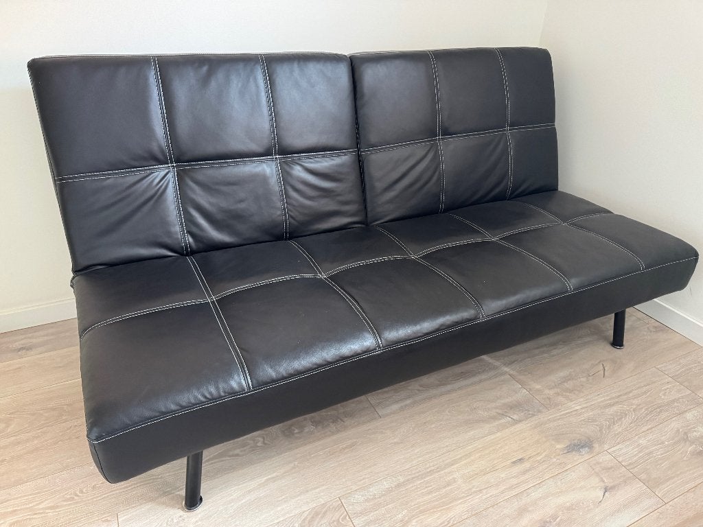 Zit-/slaap/lounge-bank, Ophalen, Gebruikt, 100 tot 125 cm, Overige materialen