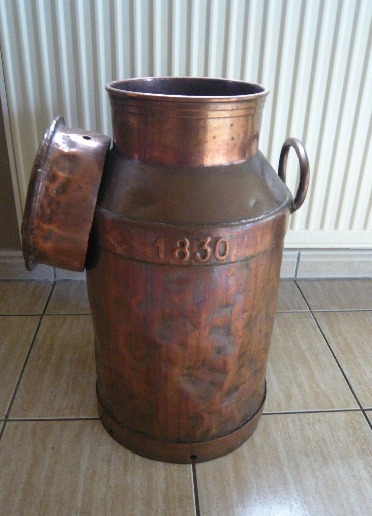Antieke melkbus 57cm cz wolvega 1830 jumbo holland 1855, Ophalen