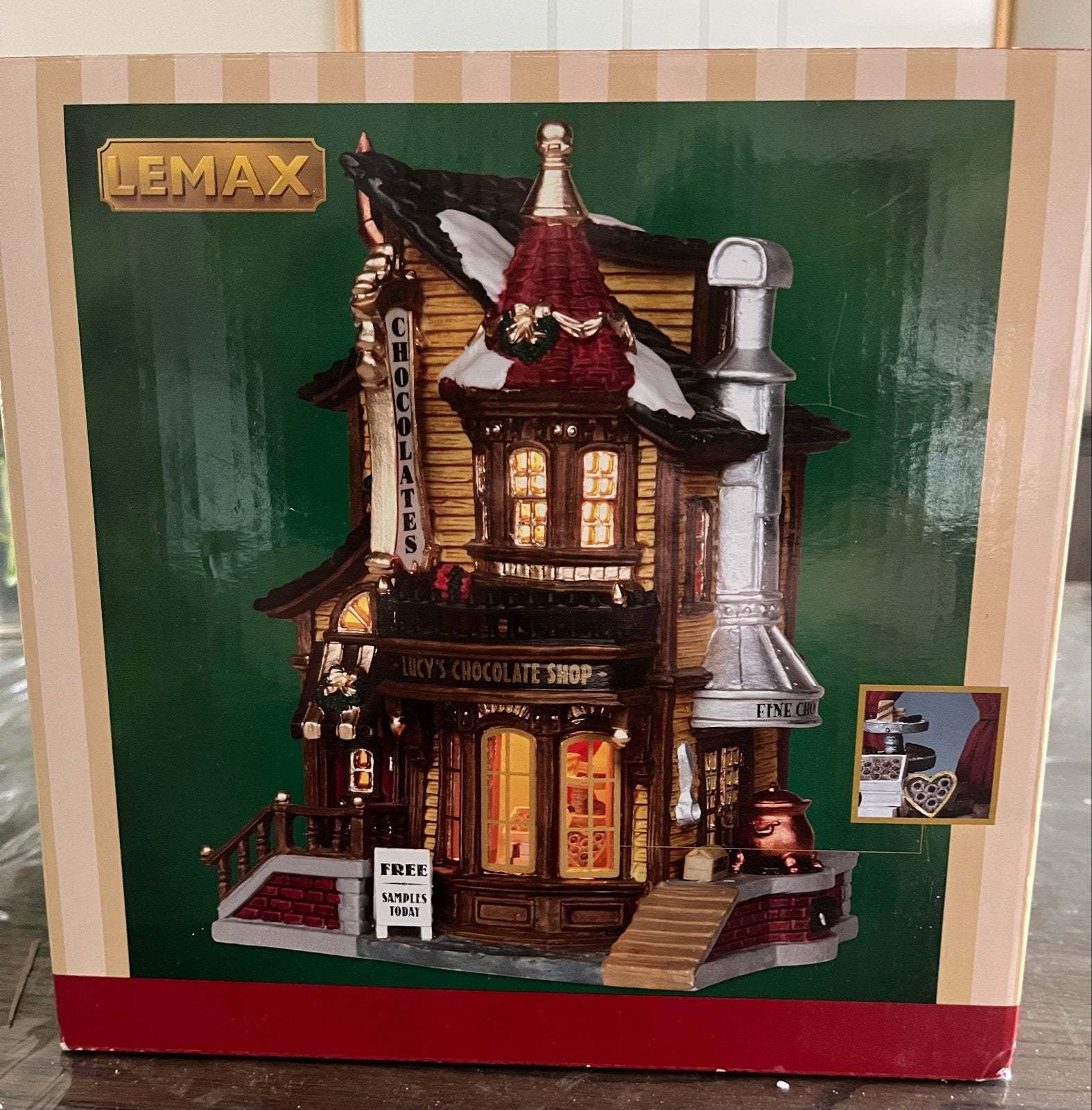 Lemax chocolade shop, Ophalen of Verzenden, Zo goed als nieuw