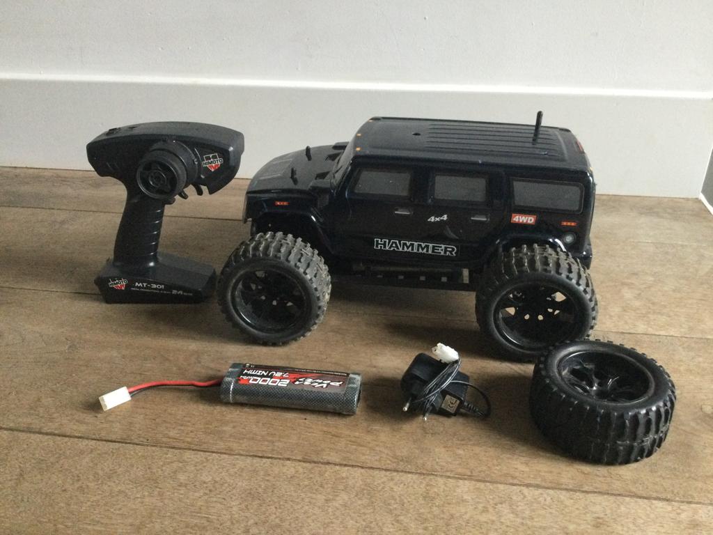 Himoto monstertruck HI2101, Hobby en Vrije tijd, Modelbouw | Radiografisch | Auto's, Elektro, Gebruikt, Auto offroad, Ophalen of Verzenden