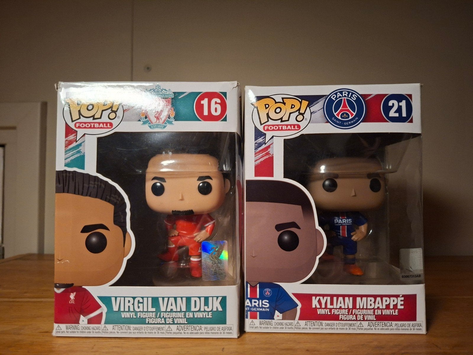 Funko Pop! Voetbal: Virgil van Dijk & Kylian Mbappé, Verzamelen, Ophalen of Verzenden, Nieuw
