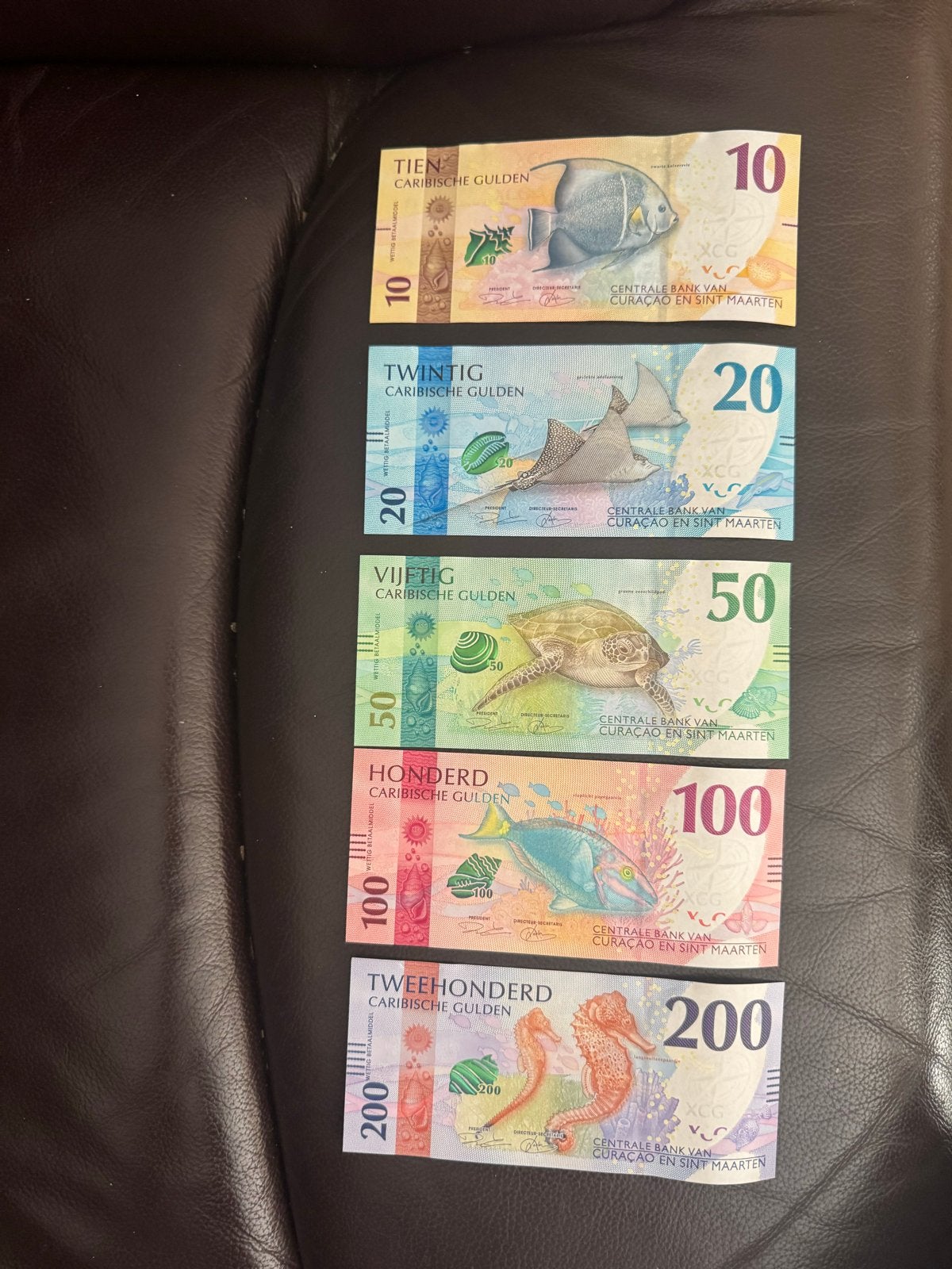 Serie nieuwe UNC Curacao 2026 bankbiljetten, Ophalen of Verzenden, Setje