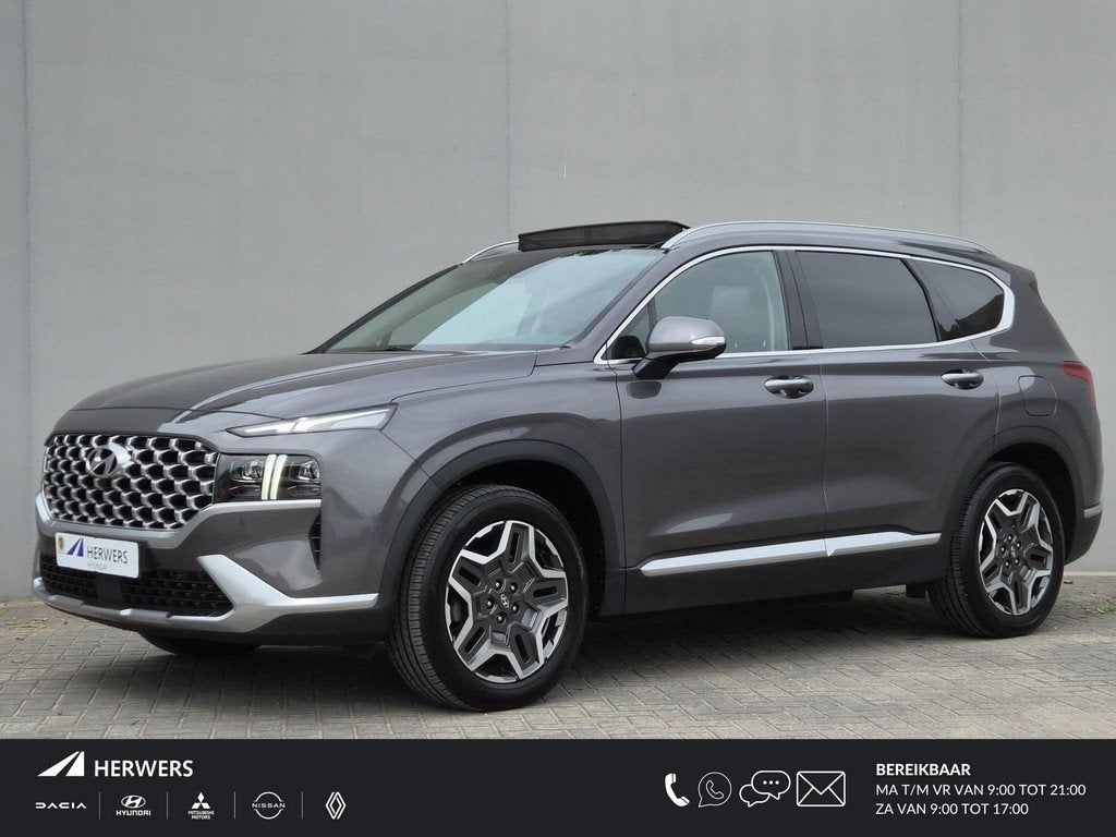 Hyundai Santa Fe 1.6 T-GDI PHEV Premium Sky / Dealer onderho, Auto's, Hyundai, Automaat, Gebruikt, Euro 6, 4 cilinders