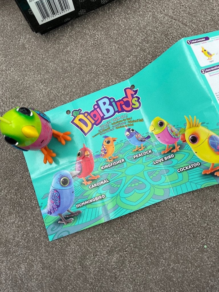 Digi birds love bird speelvogel, Ophalen, Zo goed als nieuw, Elektronica, Met geluid