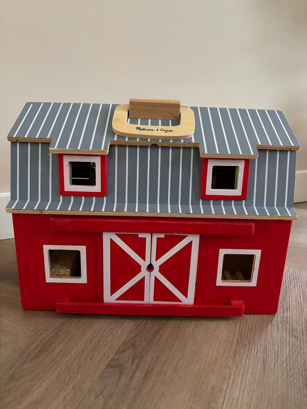 Melissa & Doug Houten Speelgoedboerderij met Dieren, Ophalen, Zo goed als nieuw, Overige typen