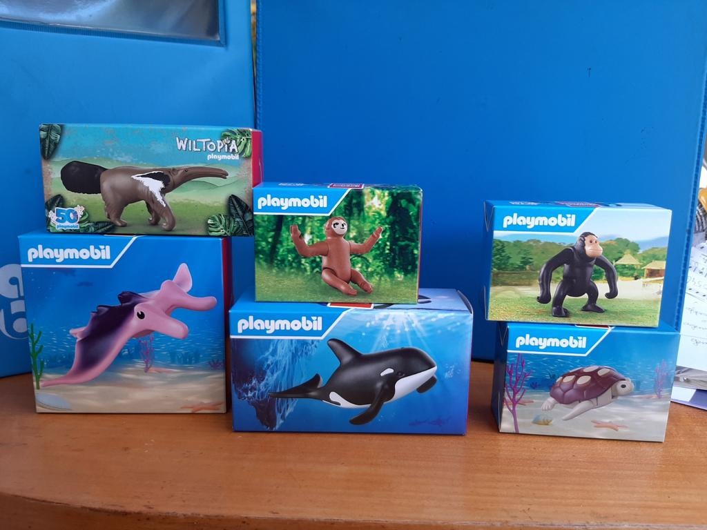 Playmobil Dieren - Nieuw in Doos: aap gorilla  schildpad, Ophalen of Verzenden, Nieuw