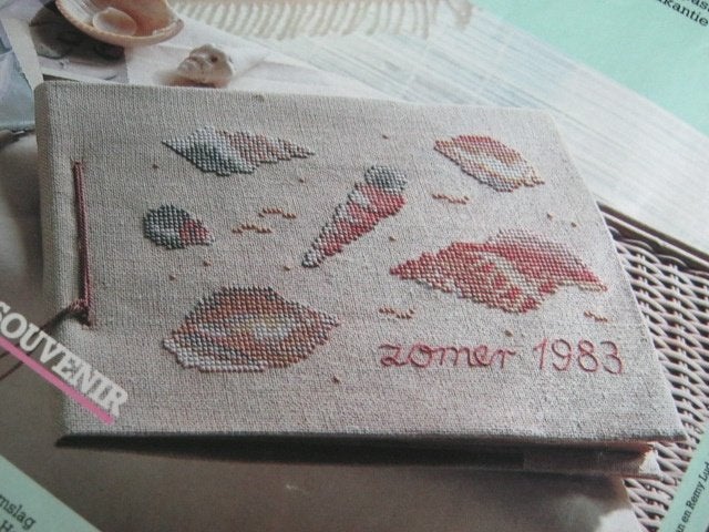 Borduurpatroon   Schelpen   nr 1207 83, Verzenden, Nieuw, Handborduren, Patroon