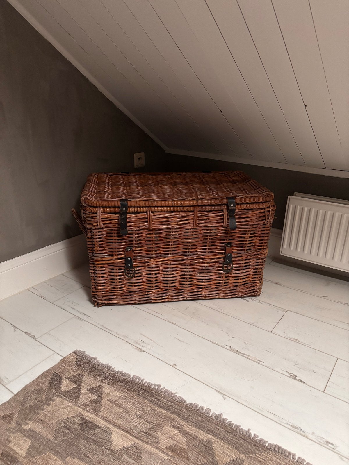 Rotan kist IKEA - 80x50x45cm - Nette staat, Huis en Inrichting, Ophalen, Overige materialen, Gebruikt, 50 tot 100 cm