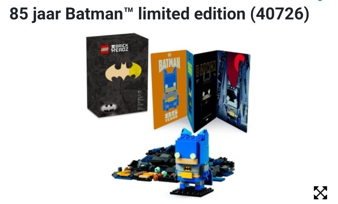 LEGO BrickHeadz 85 jaar Batman limited edition (40726), Kinderen en Baby's, Speelgoed | Duplo en Lego, Ophalen, Nieuw