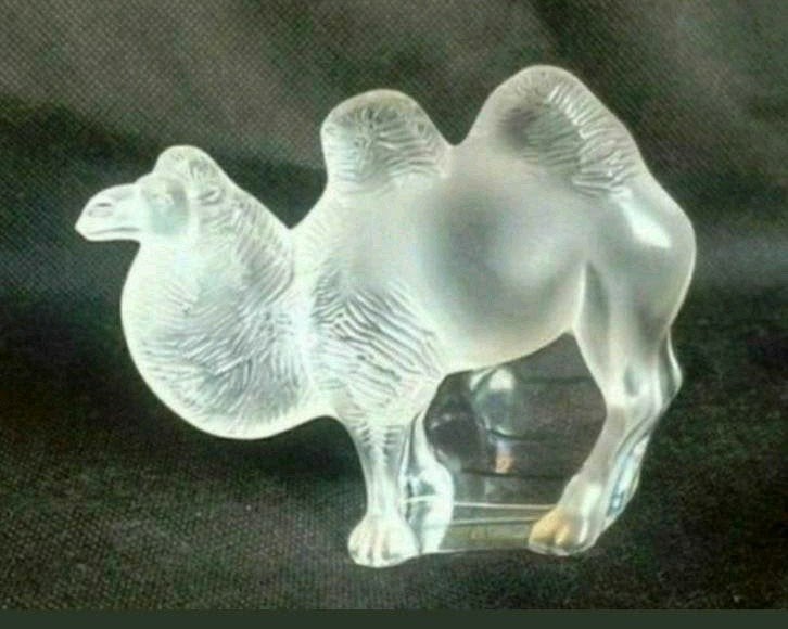 Lalique kameel staand, Ophalen of Verzenden
