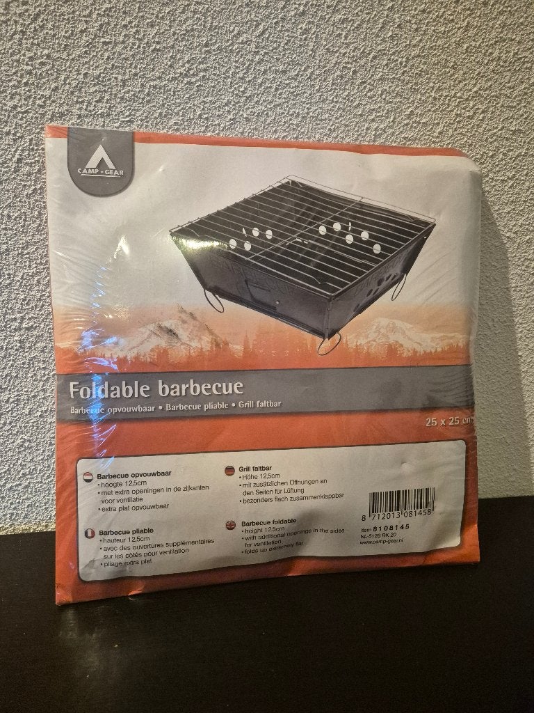 Opvouwbare barbeque, Ophalen of Verzenden, Nieuw