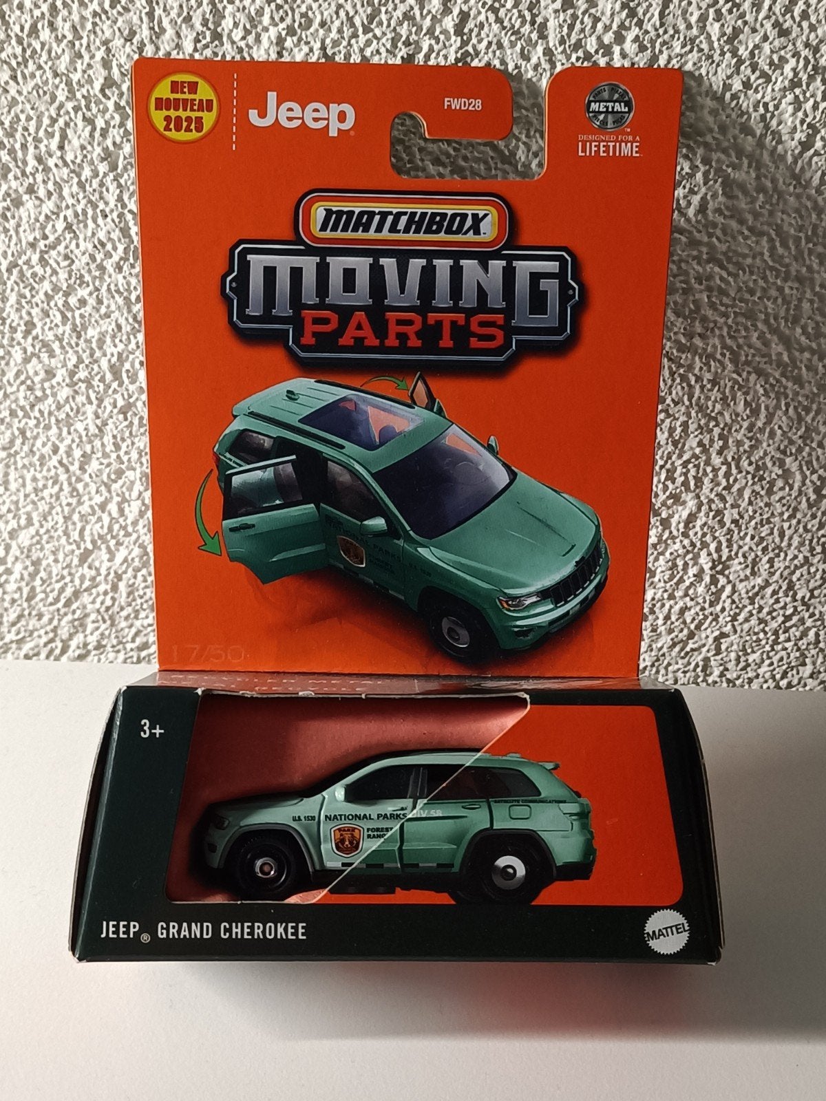 Matchbox Moving Parts Jeep Grand Cherokee - Nieuw 2025, Ophalen of Verzenden, Nieuw, Auto