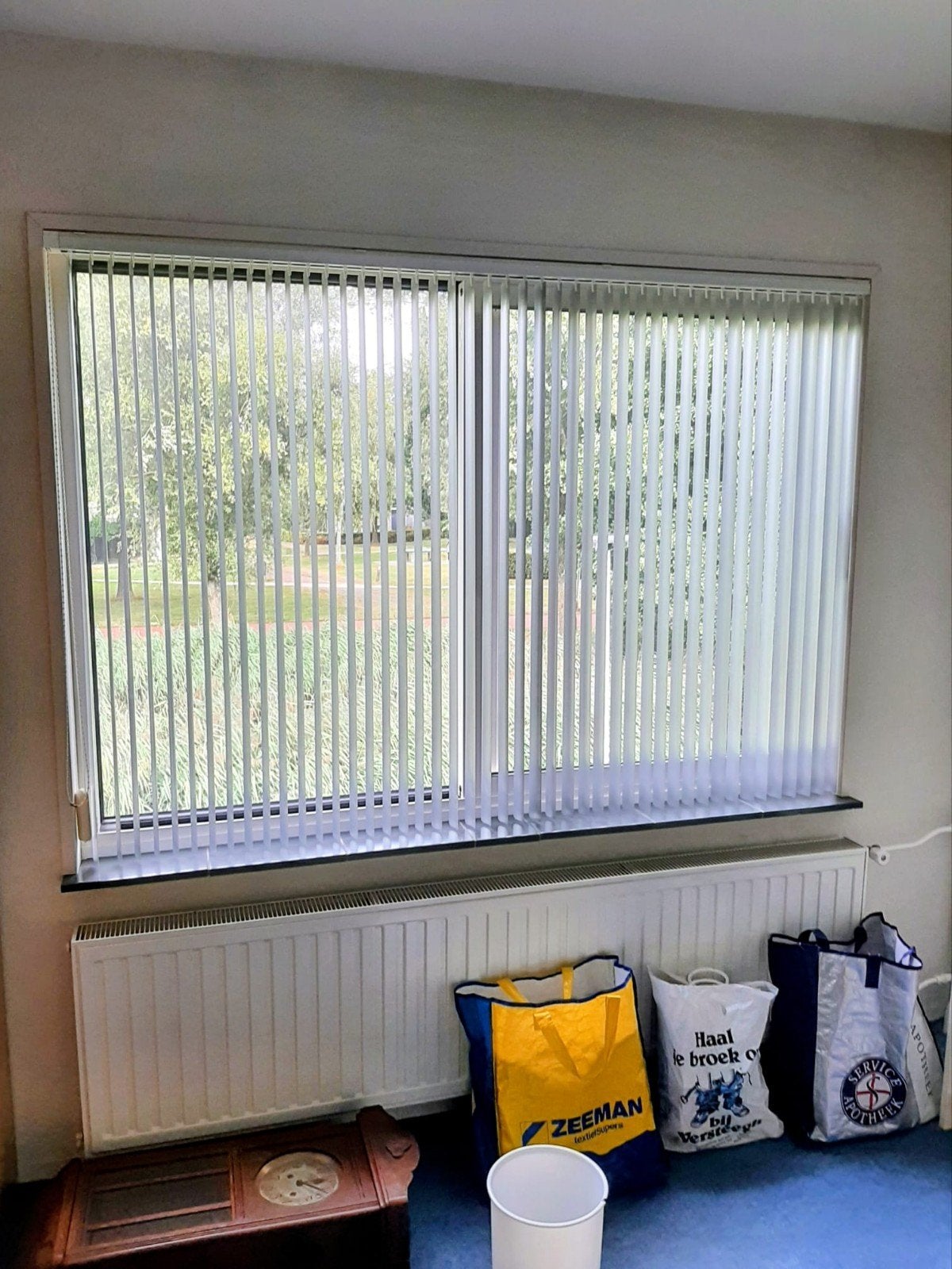 Vertikale jaloezieën aluminium zilver., Ophalen of Verzenden