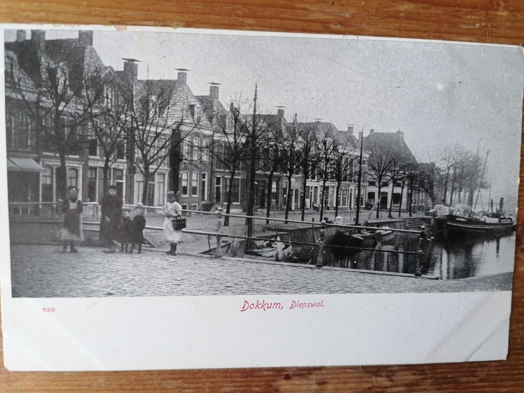 Dokkum Diepswal, Ophalen of Verzenden, Voor 1920, Zuid-Holland