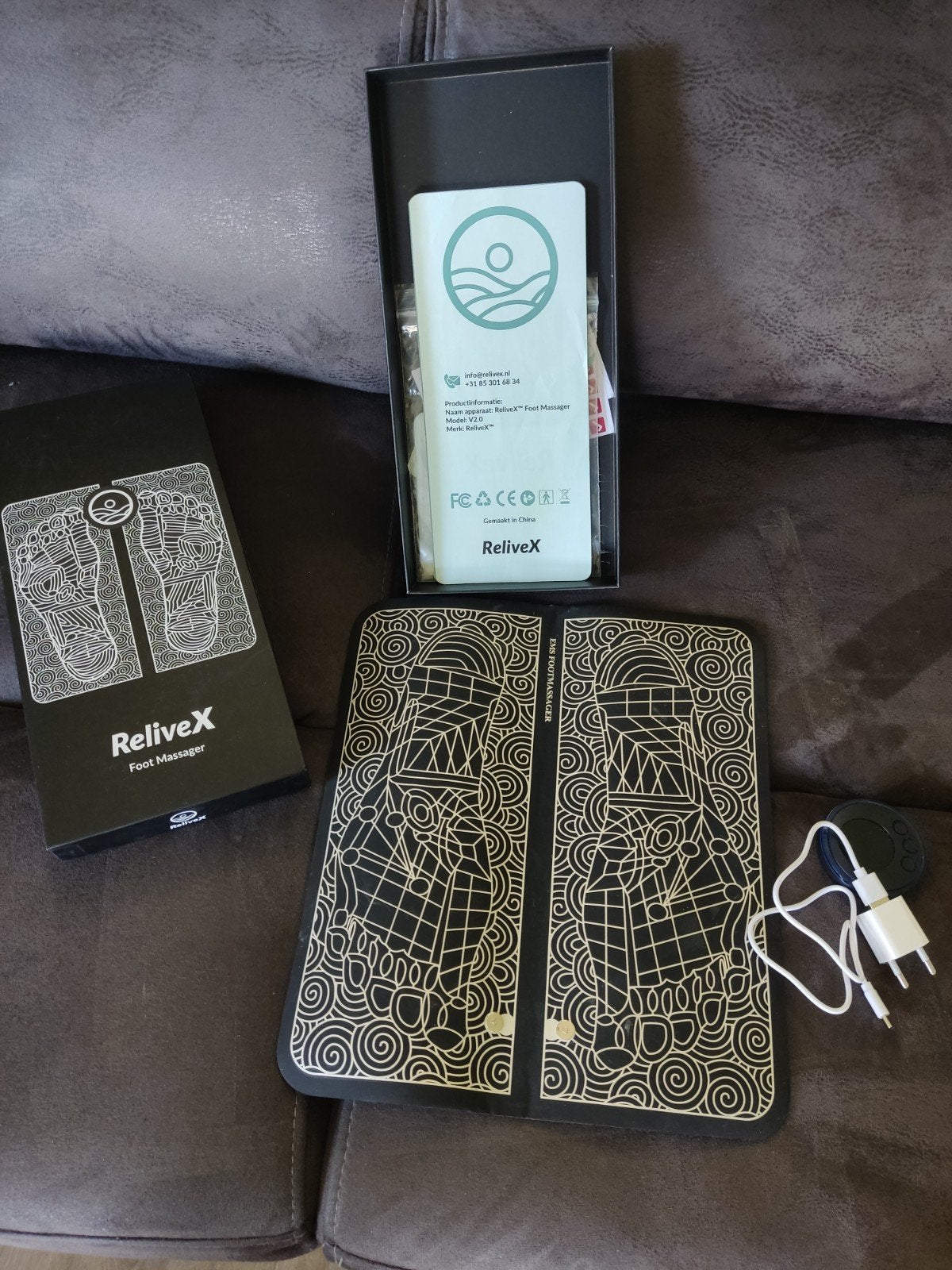 RevileX foot Massager, Ophalen of Verzenden, Zo goed als nieuw, Apparaat