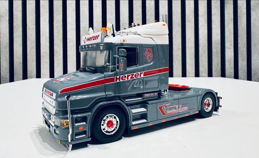 Scania Herzer Austria 2019 Tekno 1:50, Ophalen of Verzenden, Zo goed als nieuw, Bus of Vrachtwagen, Overige merken