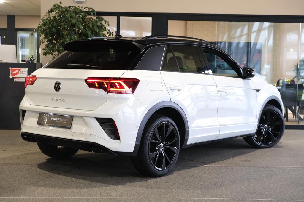 Volkswagen T-Roc 1.5 TSI 2x R-Line Black Style IQ Cam Led Na, Auto's, 4 cilinders, 150 pk, Wit, Origineel Nederlands