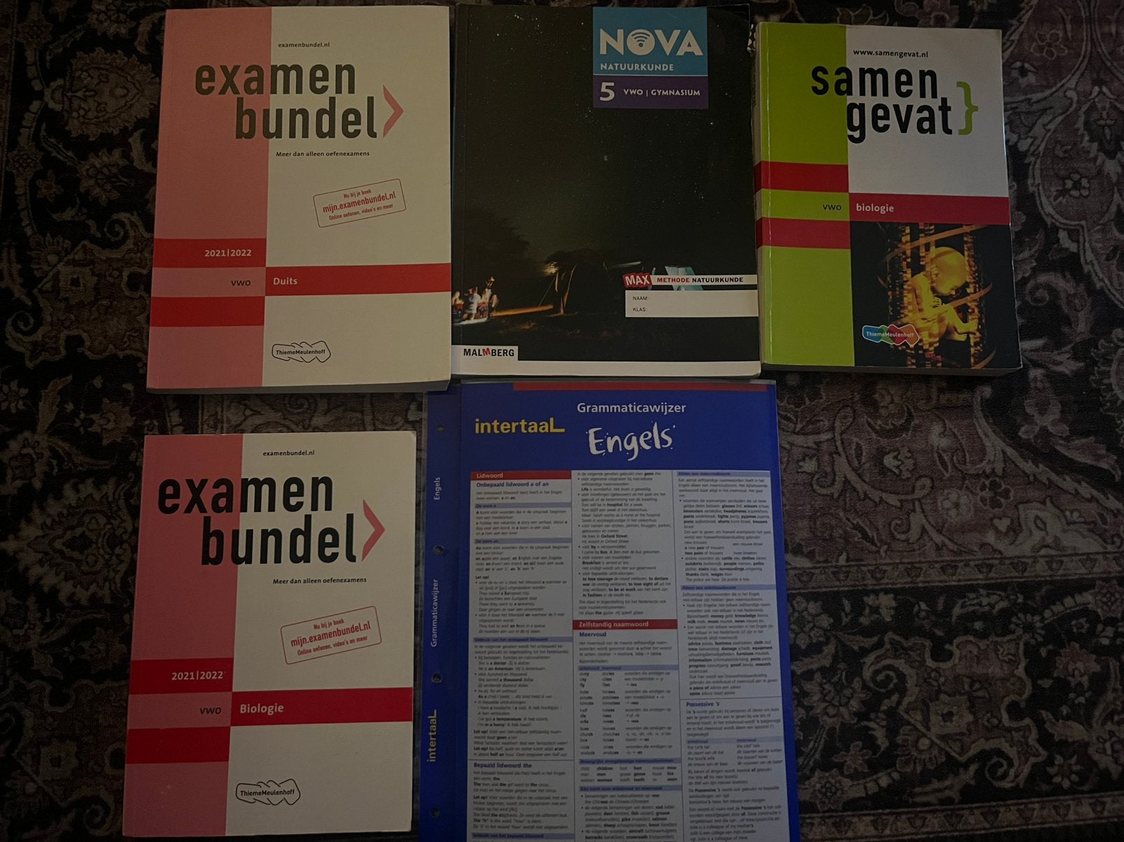 Examenbundel en Samengevat Biologie&Duits VWO, Nova boek, Boeken, Ophalen of Verzenden, Zo goed als nieuw, VWO