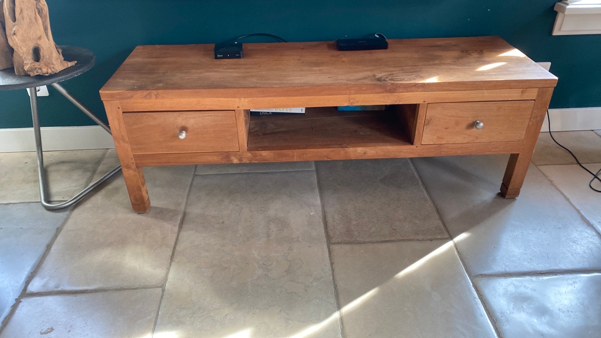 Tv meubel, Ophalen, 100 tot 150 cm, Zo goed als nieuw, Minder dan 100 cm