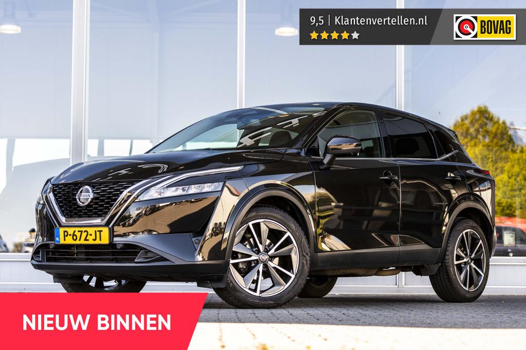 Nissan QASHQAI 1.3 MHEV Xtronic N-Style 360° Camera | 19", Auto's, Nissan, 12 maanden, Stof, Euro 6, Zwart