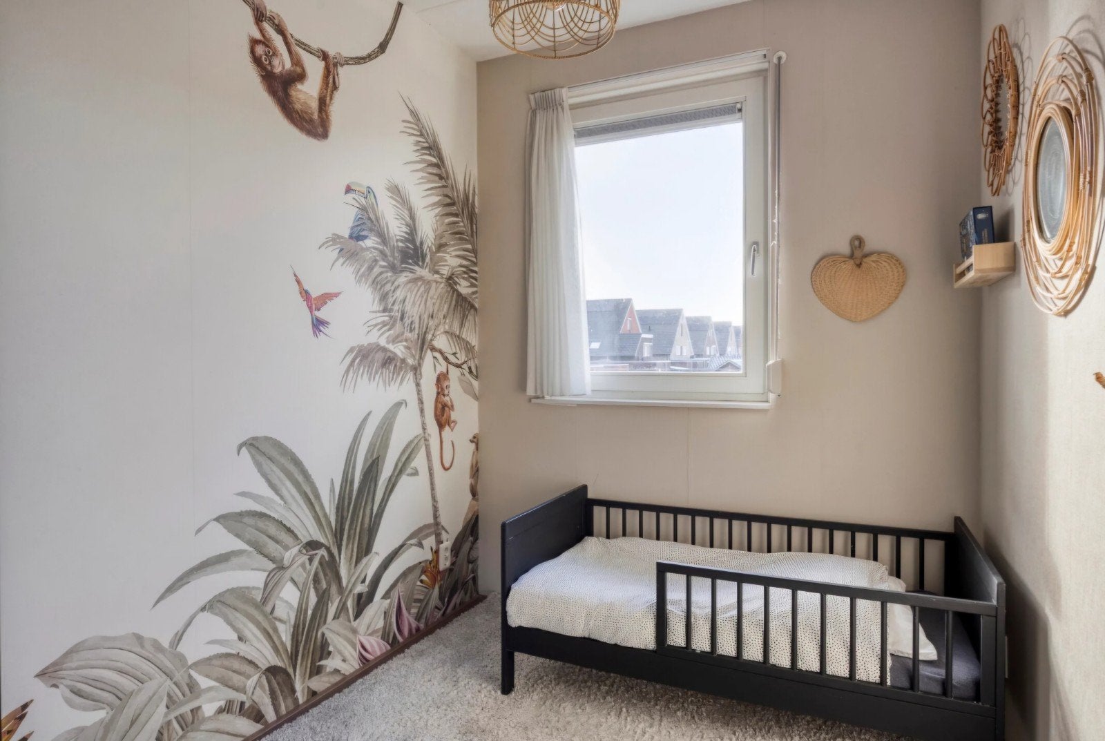 Peuterbed petit amelie, Gebruikt, Eenpersoons, Zwart, Ophalen of Verzenden