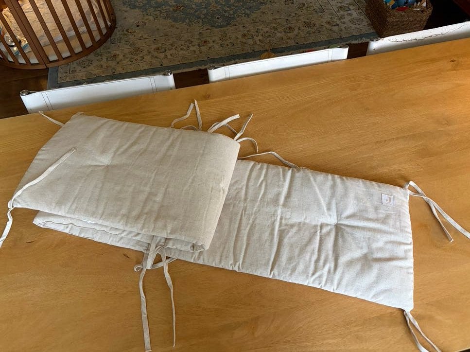 Bed- en box omrander Jollein - beige, Overige merken, Jongetje of Meisje, Beige, Nieuw