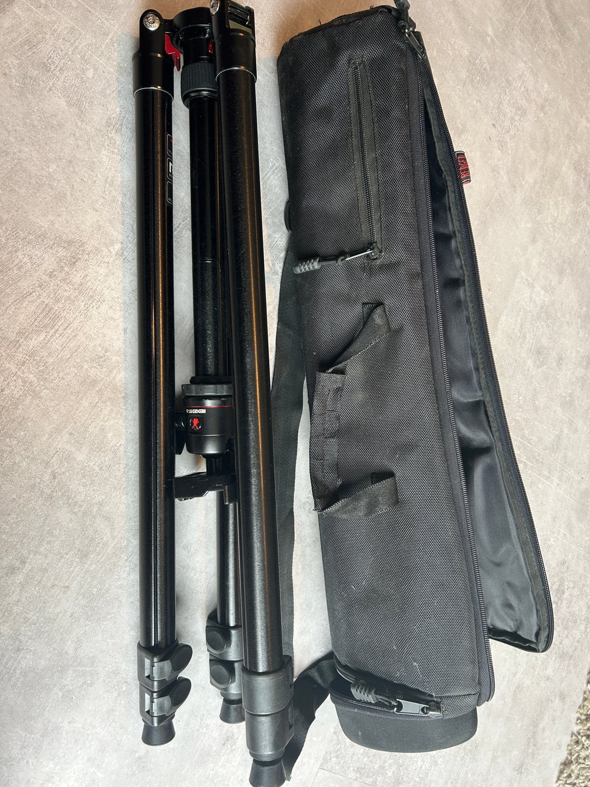 Redged RT-2n foto statief met tas, Ophalen of Verzenden, Zo goed als nieuw, Driepoot