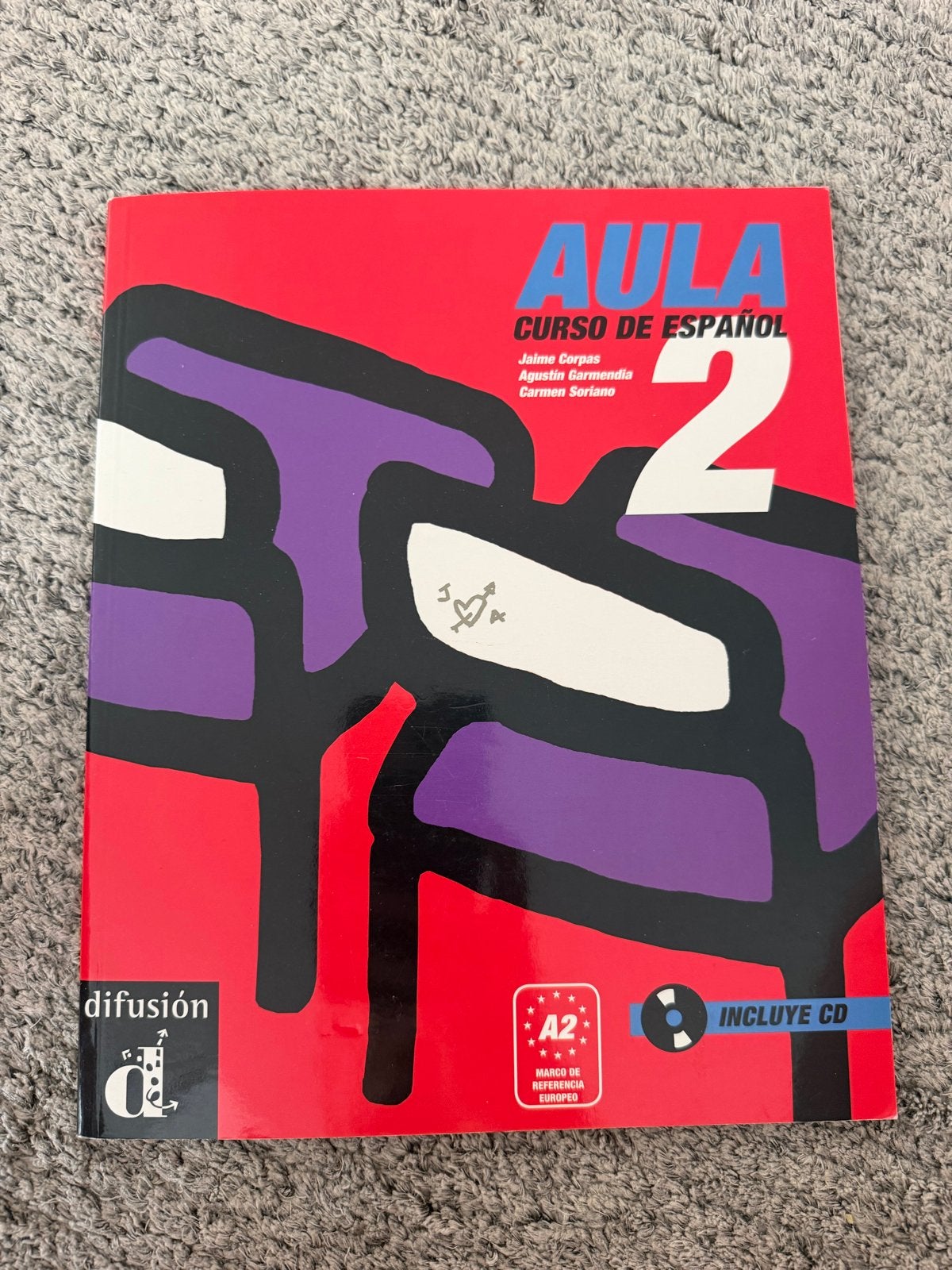 Studieboek Spaans - Aula Curso de Español 2 (A2), Boeken, Ophalen of Verzenden, Gelezen, Non-fictie