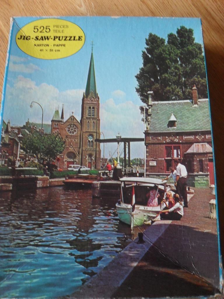 Jig saw puzzel haventje, Ophalen of Verzenden, 500 t/m 1500 stukjes, Zo goed als nieuw, Legpuzzel