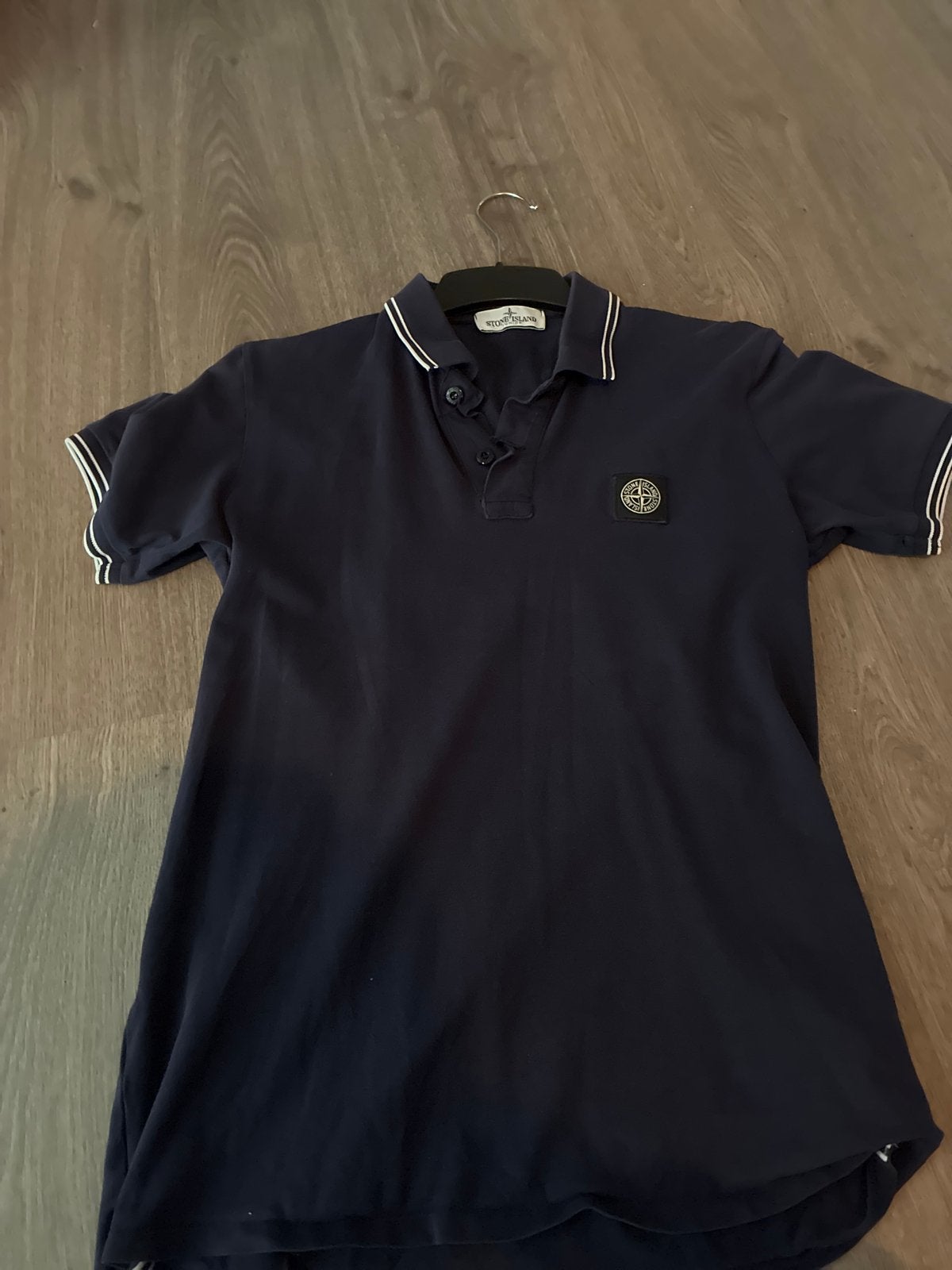 Stone Island Junior polo - 1 knoopje kapot, Kinderen en Baby's, Ophalen of Verzenden, Gebruikt, Jongen, Shirt of Longsleeve