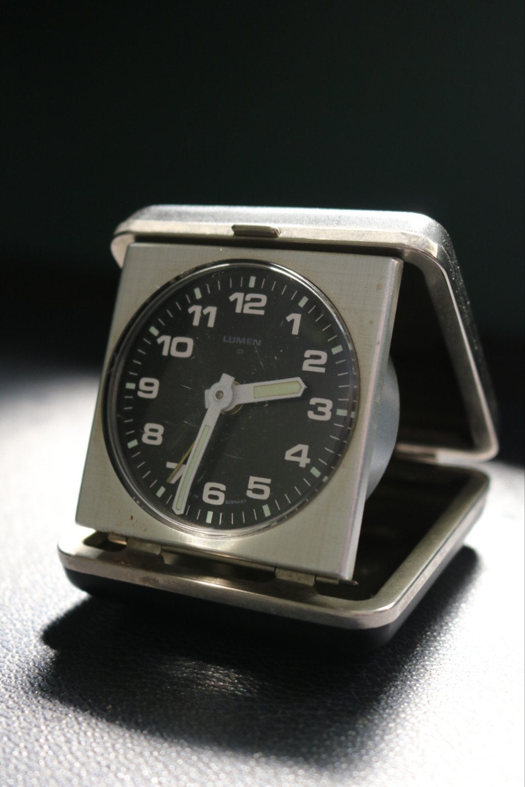 Vintage Lumen Reiswekker uit Duitsland (1960-1970), Antiek en Kunst, Ophalen of Verzenden