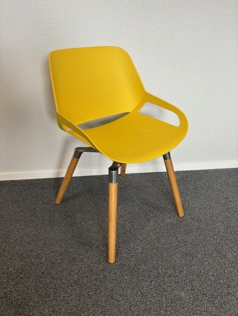 Aeris Numo BEWEGENDE stoelen, massief eiken poten 6x vr, Niet ingevuld, Gebruikt, Overige kleuren, Niet ingevuld