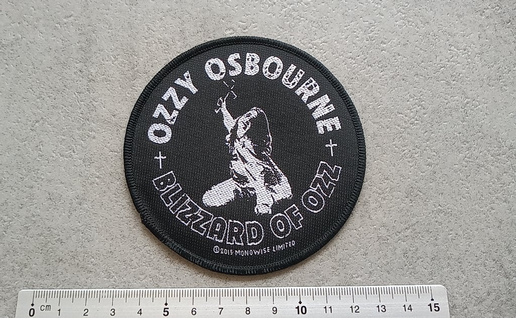 Ozzy Osbourne zeer mooie 2015 blizzard of ozz patch 32, Ophalen of Verzenden, Nieuw, Kleding