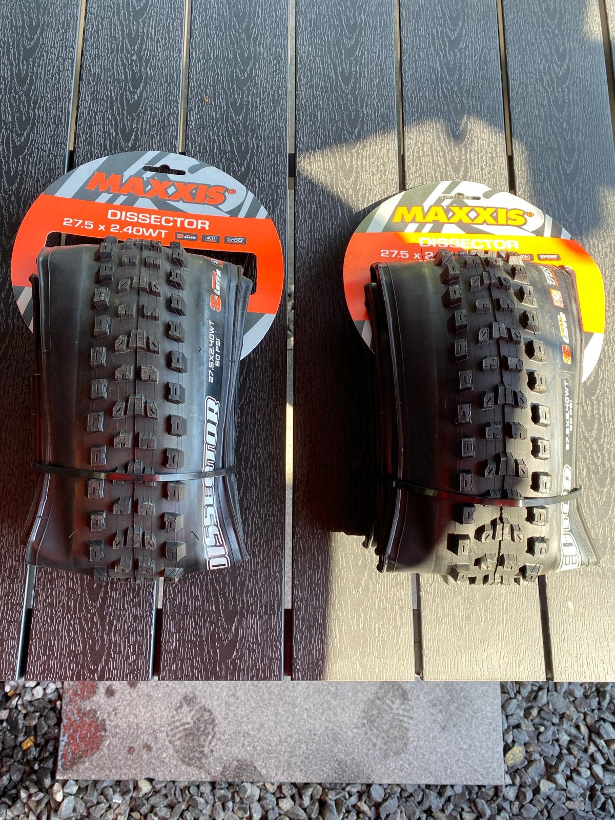 Te koop 2 Nieuwe Maxxis Dissector MTB27.5x2.4, Band, Nieuw, Ophalen of Verzenden, Mountainbike
