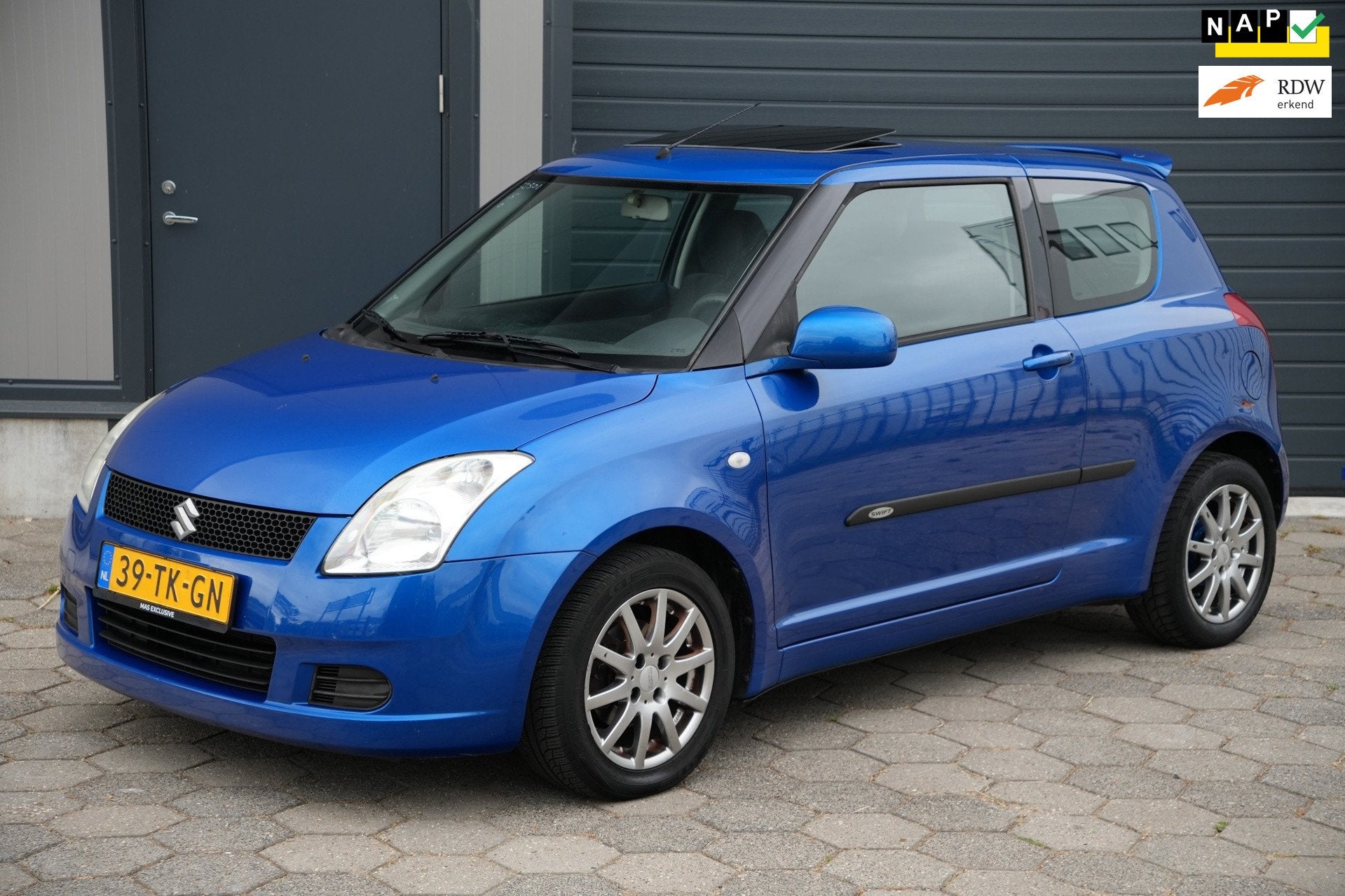 Suzuki Swift 1.5 GLS Automaat, Schuifdak, NAP, 2 Sleutels, Auto's, Stof, Zwart, 4 cilinders, Swift
