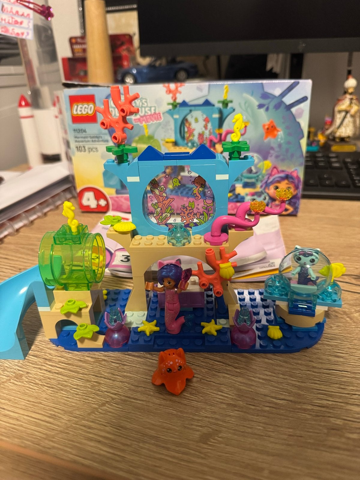 LEGO Gabby's Poppenhuis Aquarium Avontuur (mist 1 visje), Kinderen en Baby's, Speelgoed | Duplo en Lego, Ophalen, Overige thema's